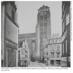 Marian Mokwa (1889 Malary - 1987 Sopot), Gdańsk. Kościół Mariacki, przed 1975 r.