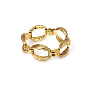 Gold Links Bracelet - 20th Century Classic, 14K