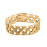 Bracciale, Fine Vintage, oro 14 carati, XX secolo.