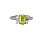 Ring with olivine, 20th century.