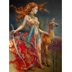 Catherine Paleta, Diana and Carnations, 2025