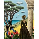 Agatha Padol, Girl in a Velvet Dress, 2025