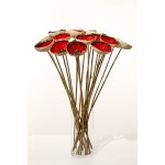 Ceramic Flowers, Poppies - bouquet, 2025