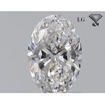 DIAMOND 1.00 CT D IF LAB GROWN - OVAL - I.G.I.