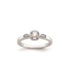 GOLD RING WITH NATURAL DIAMONDS - 1026 NAT 18K