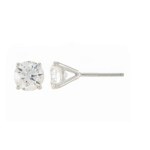 1.00 CT GOLD DIAMOND EARRINGS - 312 MARTINI ROUND
