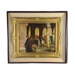 ANONIMO, Market scene with figures