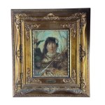 Ettore Cercone, Woman with palm - Ettore Cercone