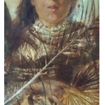 Ettore Cercone, Woman with palm - Ettore Cercone