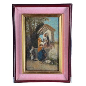SIMONETTI, Figures visiting the chapel - SIMONETTI