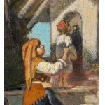 SIMONETTI, Figures visiting the chapel - SIMONETTI