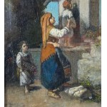 SIMONETTI, Figures visiting the chapel - SIMONETTI