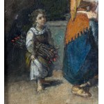 SIMONETTI, Figures visiting the chapel - SIMONETTI