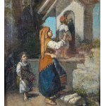 SIMONETTI, Figures visiting the chapel - SIMONETTI