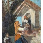 SIMONETTI, Figures visiting the chapel - SIMONETTI
