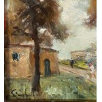 Gaetano Bocchetti, Landscape with figures - Gaetano Bocchetti