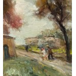 Gaetano Bocchetti, Landscape with figures - Gaetano Bocchetti