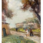Gaetano Bocchetti, Landscape with figures - Gaetano Bocchetti