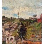 ANGELA CARUGATI, Landscape with a small road - ANGELA CARUGATI