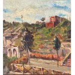ANGELA CARUGATI, Landscape with a small road - ANGELA CARUGATI