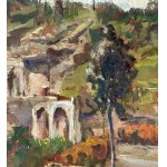 ANGELA CARUGATI, Landscape with a small road - ANGELA CARUGATI