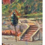 ANGELA CARUGATI, Landscape with a small road - ANGELA CARUGATI