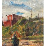 ANGELA CARUGATI, Landscape with a small road - ANGELA CARUGATI