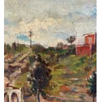 ANGELA CARUGATI, Landscape with a small road - ANGELA CARUGATI