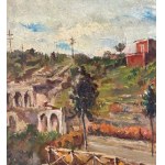 ANGELA CARUGATI, Landscape with a small road - ANGELA CARUGATI
