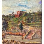ANGELA CARUGATI, Landscape with a small road - ANGELA CARUGATI