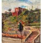 ANGELA CARUGATI, Landscape with a small road - ANGELA CARUGATI
