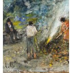 Gaetano Bocchetti, Farmers in the Fields - Gaetano Bocchetti