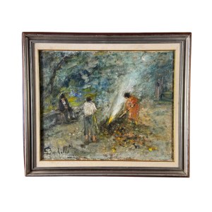 Gaetano Bocchetti, Farmers in the Fields - Gaetano Bocchetti