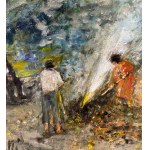Gaetano Bocchetti, Farmers in the Fields - Gaetano Bocchetti