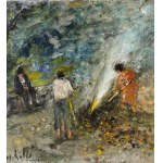 Gaetano Bocchetti, Farmers in the Fields - Gaetano Bocchetti