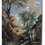 UNIDENTIFIED SIGNATURE, Landscape with Figures