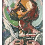 UNIDENTIFIED SIGNATURE, Figure in a Futuristic Style