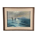 ANONIMO, Seascape with boats