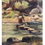 ANONIMO, Landscape with a river