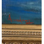UNIDENTIFIED SIGNATURE, Boat with a small harbor