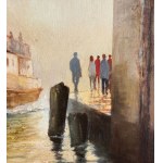 UNIDENTIFIED SIGNATURE, Boat with a small harbor