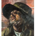 Franco Matania, Man with hat - Franco Matania