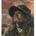 Franco Matania, Man with hat - Franco Matania
