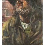 Franco Matania, Man with hat - Franco Matania