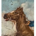 ANONIMO, Equestrian scene
