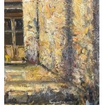 UNIDENTIFIED SIGNATURE, Country house with figure