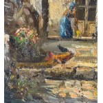 UNIDENTIFIED SIGNATURE, Country house with figure