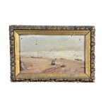 UNIDENTIFIED SIGNATURE, Seaside view with figures