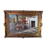 FELICE GIORDANO, Terrace with flowers - Felice Giordano