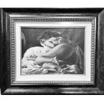 Antonio Napoletano, Female nude titled "Dare, chiedere." - Antonio Napoletano